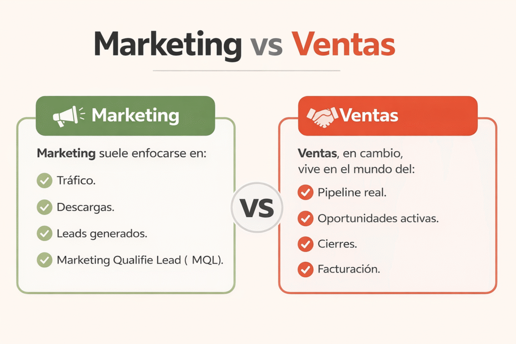 Marketing vs ventas