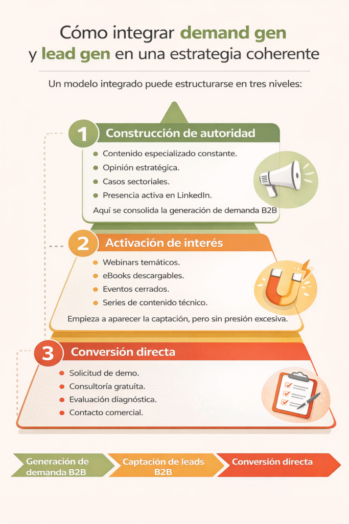 Cómo integrar demand gen y lead gen en una estrategia 