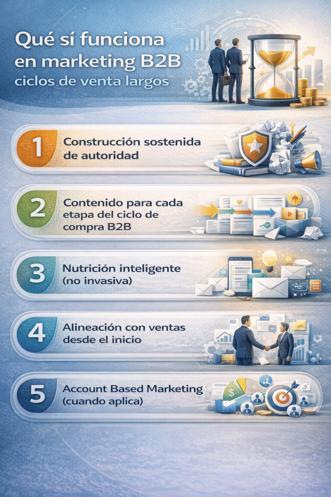 marketing B2B ciclos de venta largos